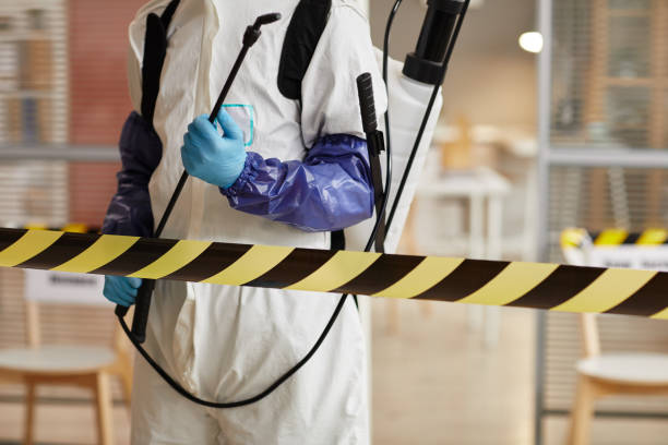 Professional Drug Lab Cleanup technician working in Fenwick, MI